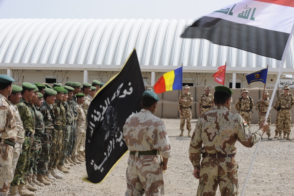 Iraqi special forces soldiers graduate school