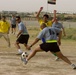 Soccer game Iraqi Army Vs. U.S. Army in , Kirkuk, Iraq
