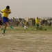 Soccer game Iraqi Army Vs. U.S. Army in , Kirkuk, Iraq