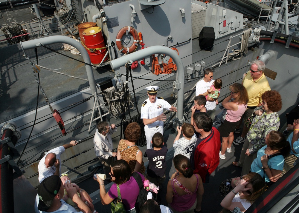 Touring the USS Tempest