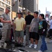 Re-enlistment, band and U.S. Marine Corps Day in Times Square for Fleet Week 2009