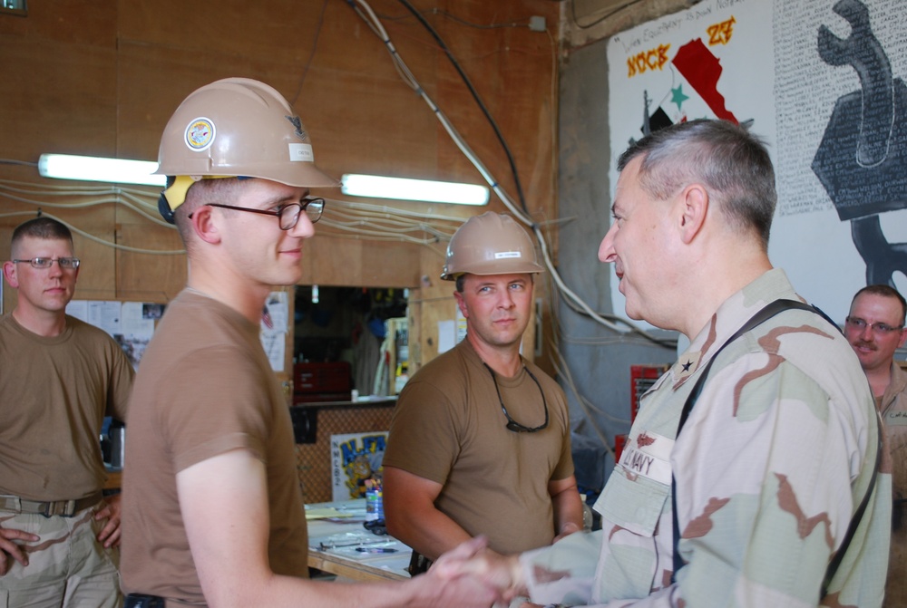 Deputy Commander, U.S. Naval Forces Visits Al Anbar Coalition Forces
