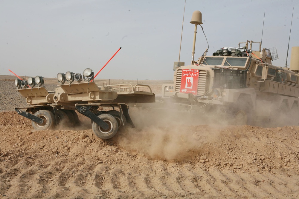 Combat Logistics Battalion 3 Constructs Combat Driver's Course