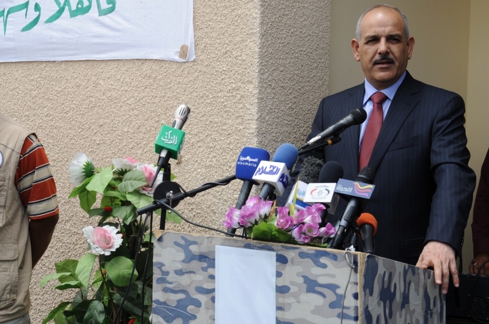 Paratroopers attend Iraqi police station opening in al-Ameen