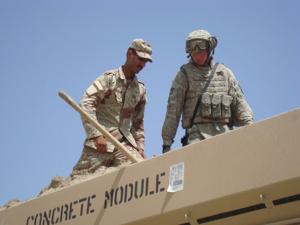 Engineers conduct joint concrete training