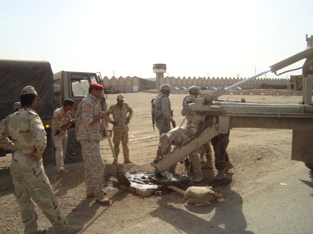 Engineers conduct joint concrete training