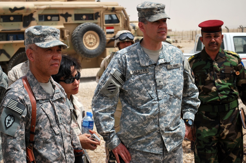 New Joint Headquarters Army Advisory Training Team Leadership Observes Iraqi army Capabilities