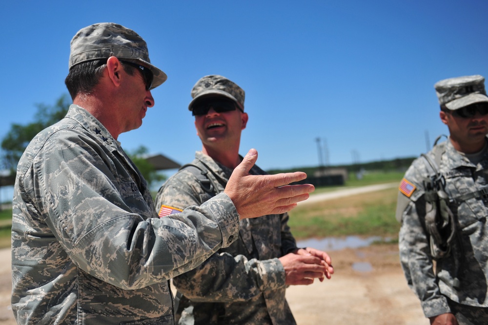 Colorado National Guard Leadership Visits 3rd Battalion,157th Field Artillery at Fort Hood