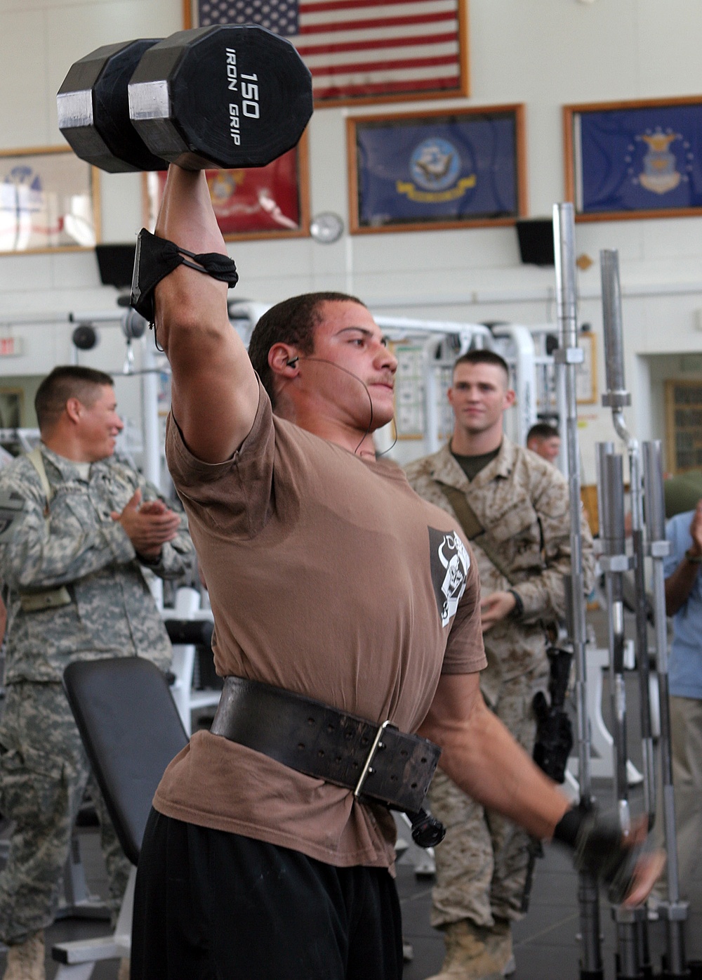 Sailor Earns 'Strongest Man' Title at Iraq Air Base