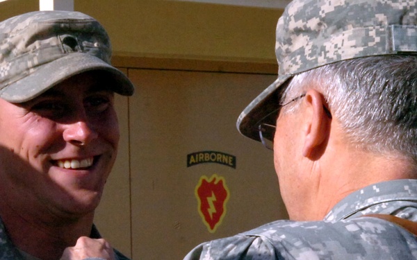 Gen. Casey awards combat action badges