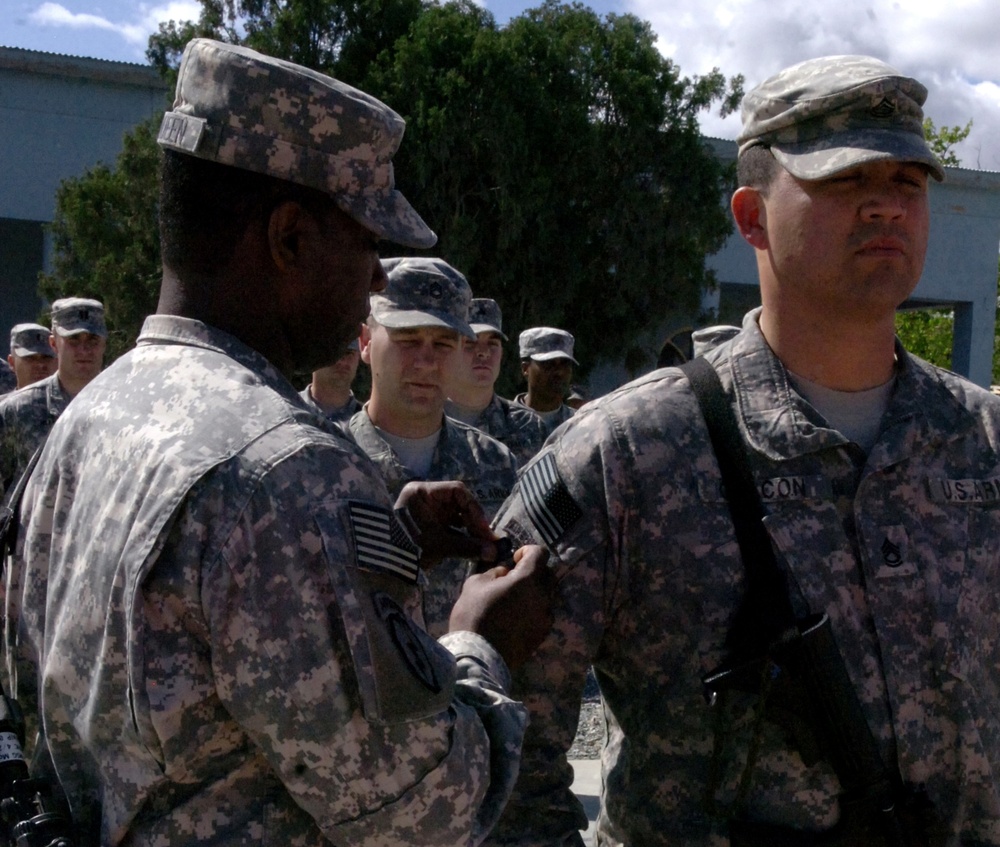 Combat Patch Ceremony