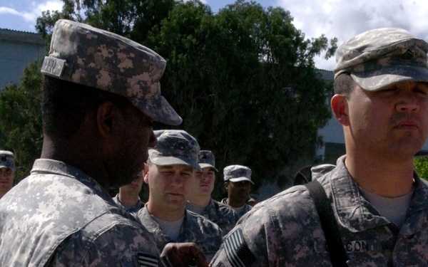 Combat Patch Ceremony