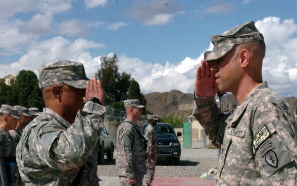 Combat Patch Ceremony