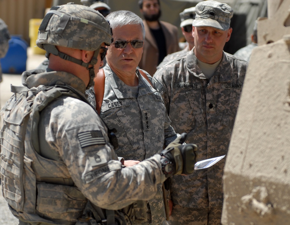 Army Chief of Staff Receives Mine Resistant Ambush Protected Vehicles Success Briefing