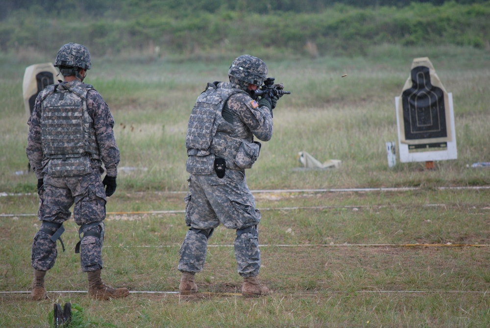 2-300th Field Artillery Taking Aim