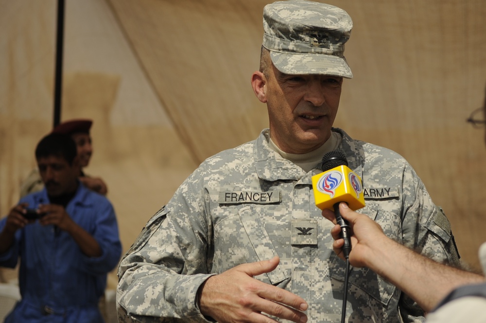 Iraqi army assumes control of Joint Security Station Al Mutanabe