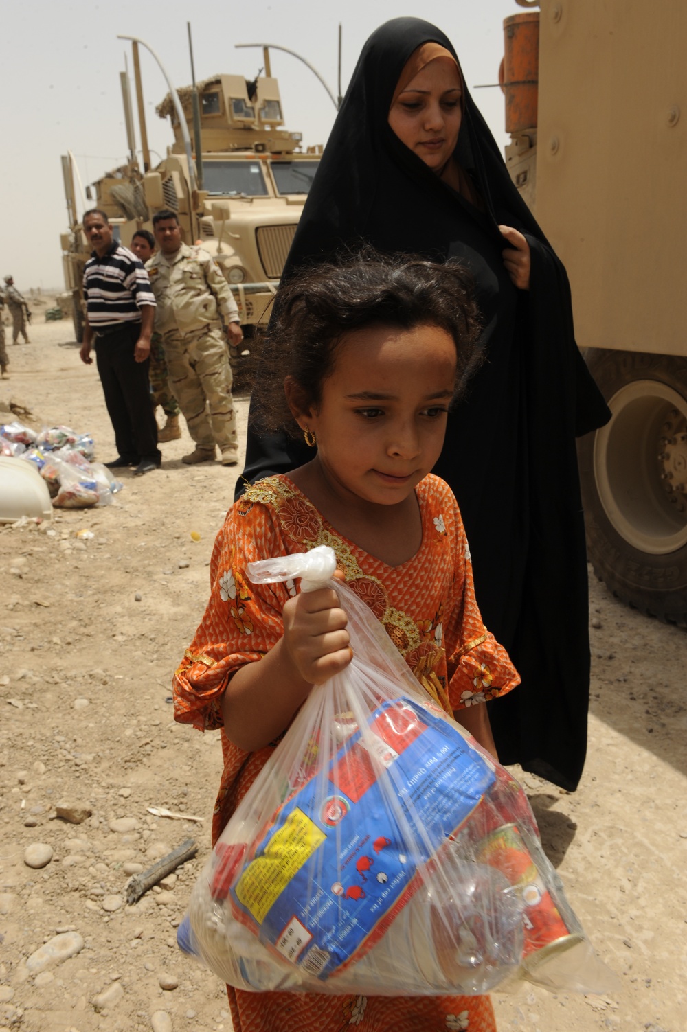 Humanitarian aid in Adhamiyah