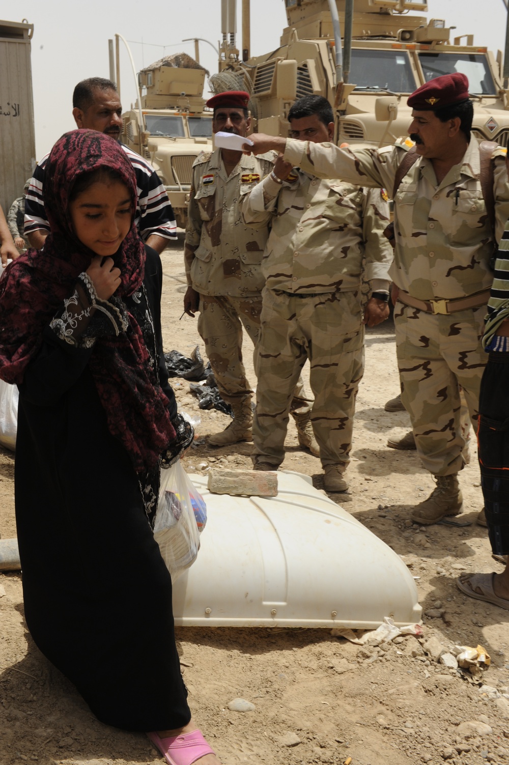 Humanitarian aid in Adhamiyah