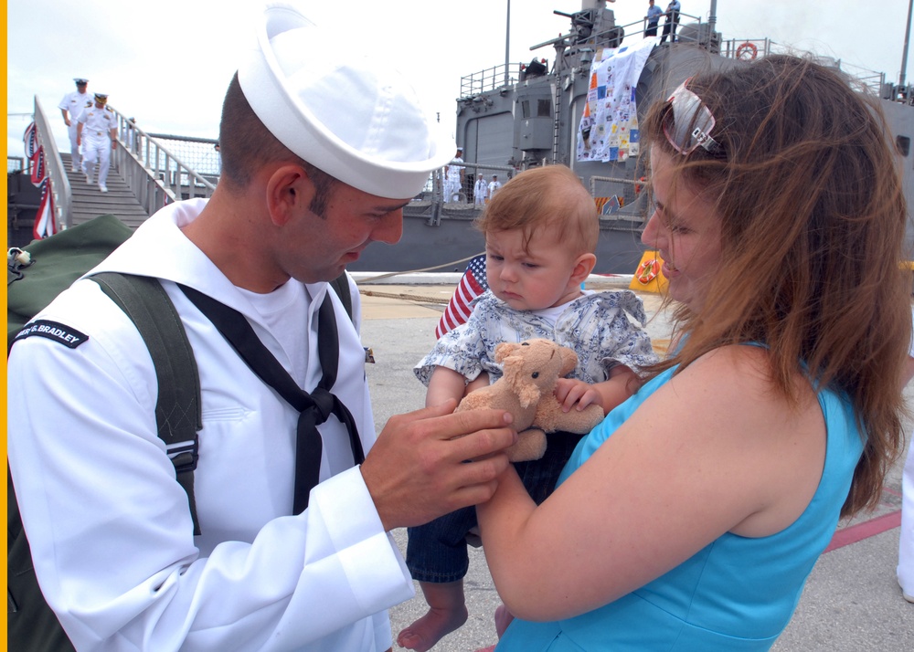 USS Robert G. Bradley Homecoming