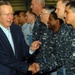 George H.W. Bush visits sailors