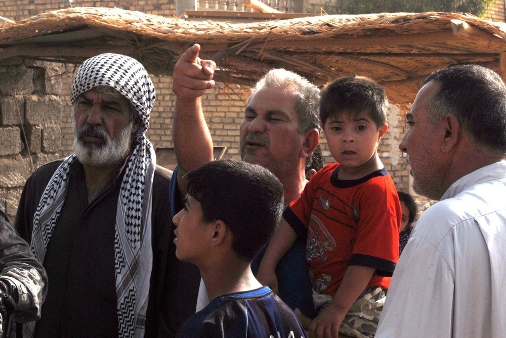 Population engagement in Ghazaliya, Iraq