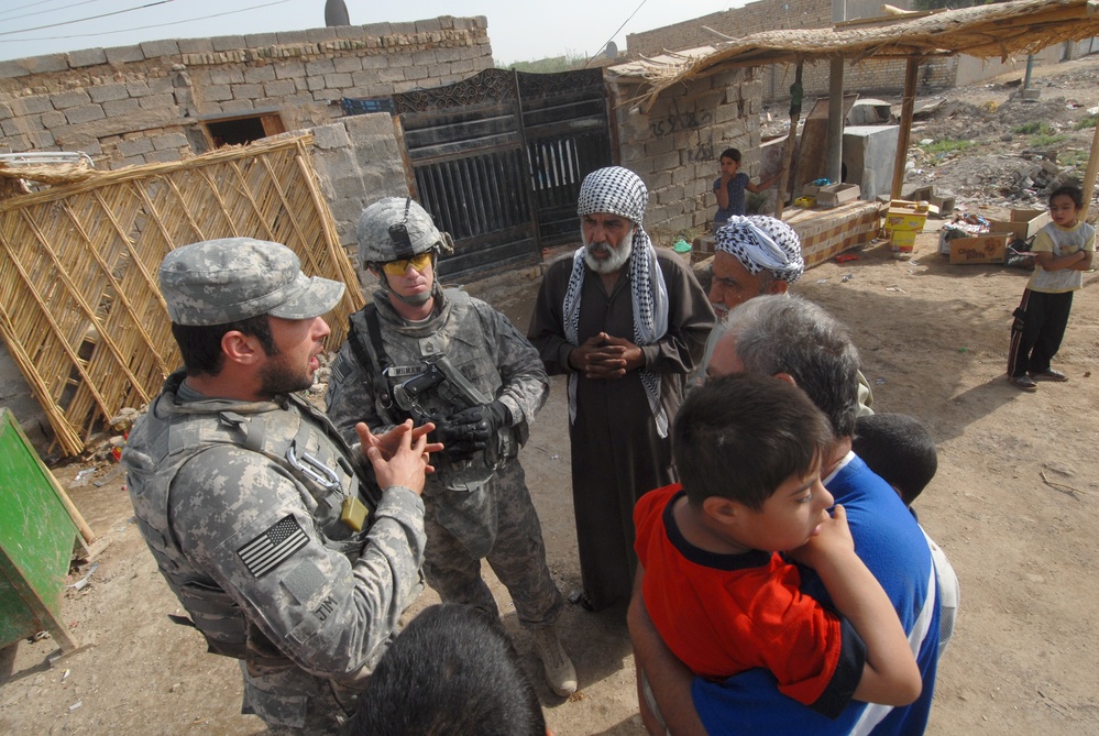 Population engagement in Ghazaliya, Iraq