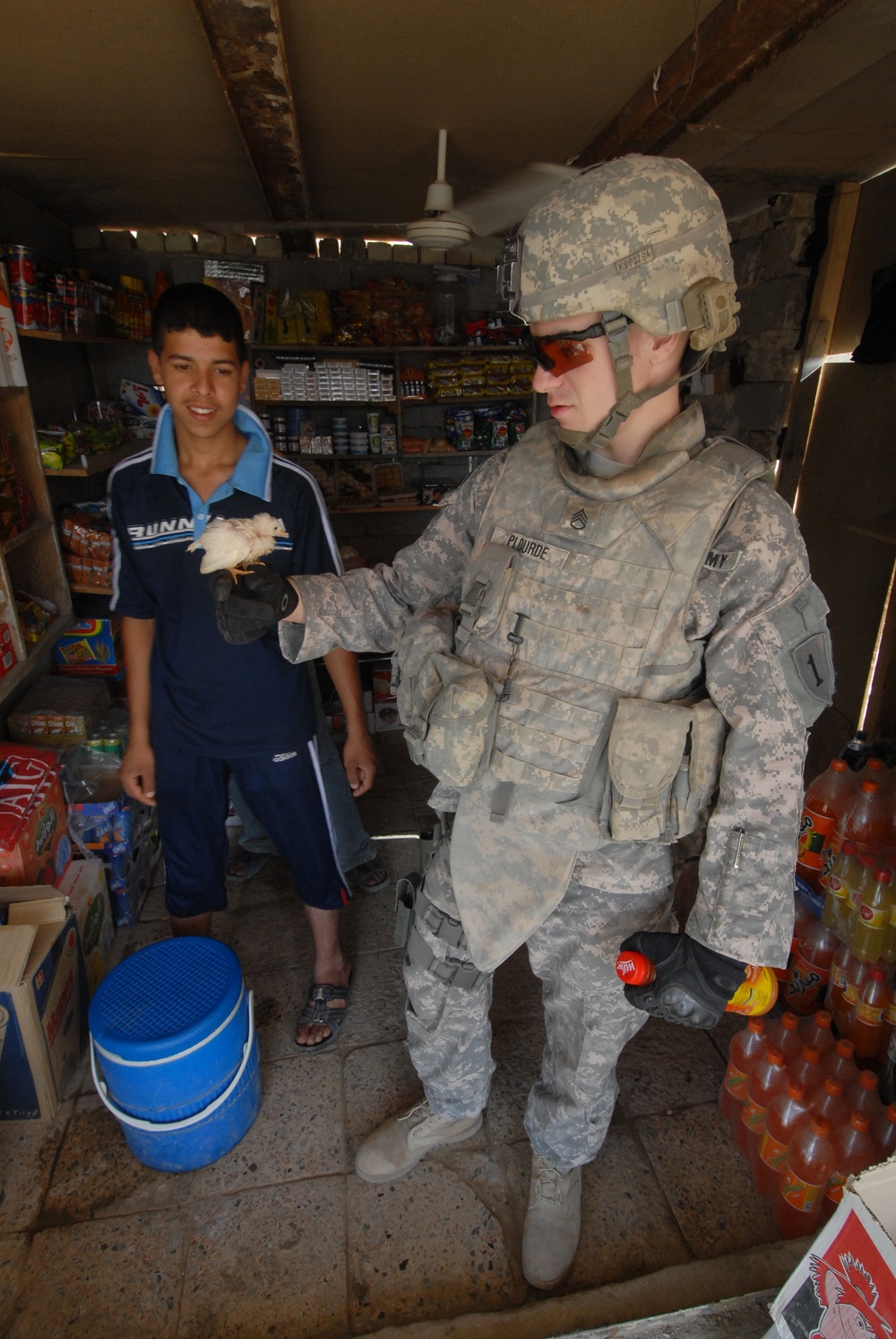 Population engagement in Ghazaliya, Iraq