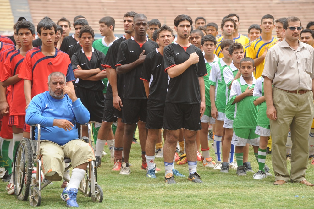 Soccer tournament in Baghdad