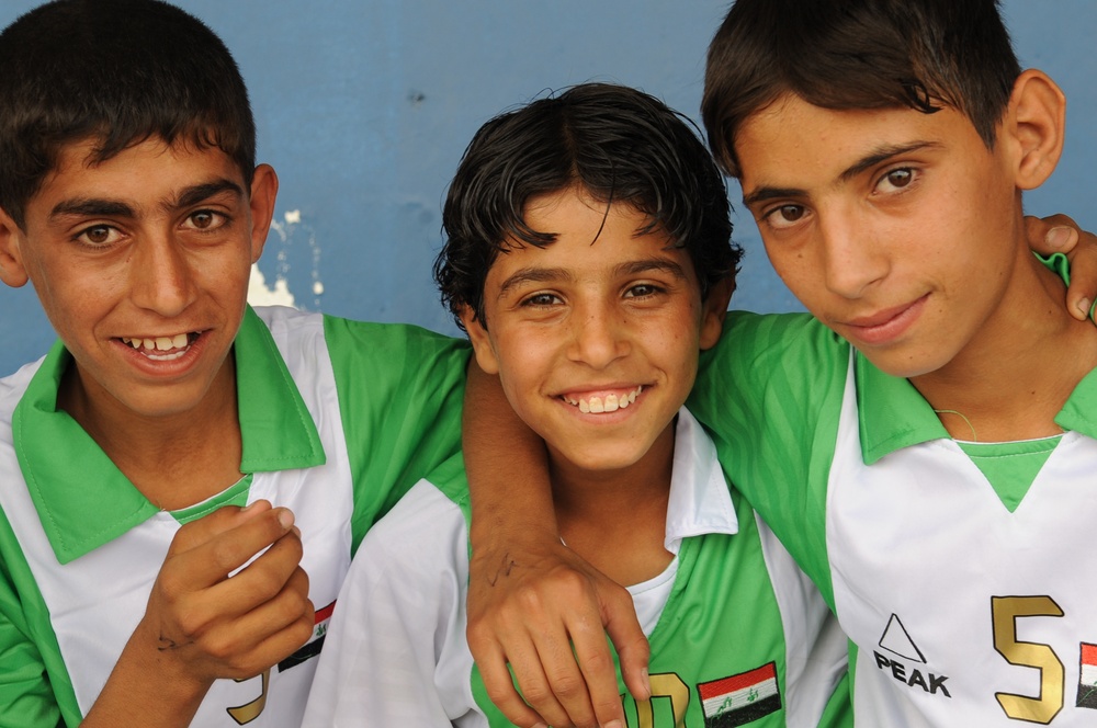Soccer tournament in Baghdad