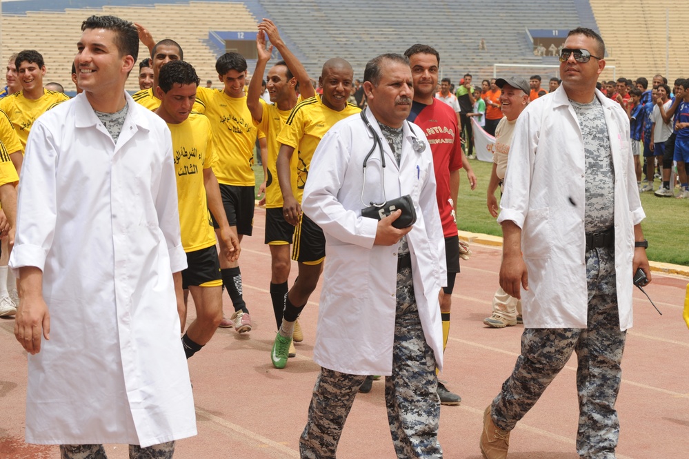 Soccer tournament in Baghdad