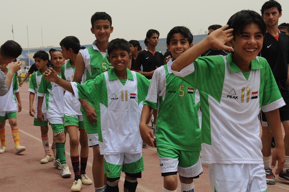 Soccer tournament in Baghdad