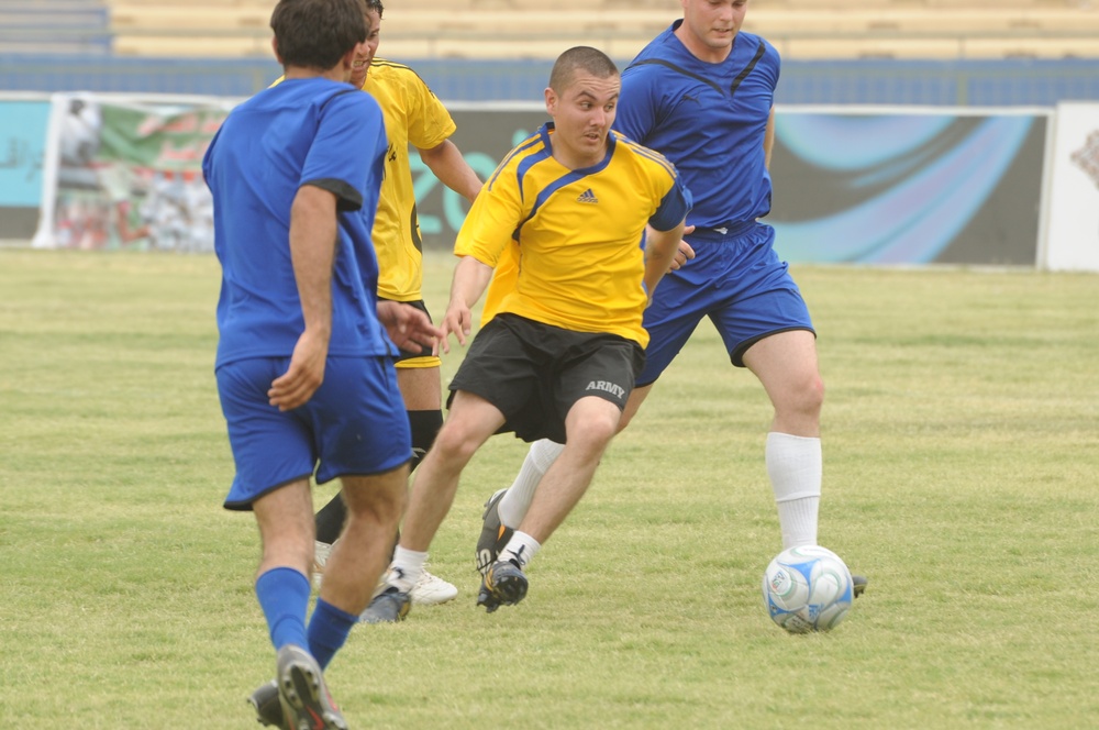 Soccer tournament in Baghdad
