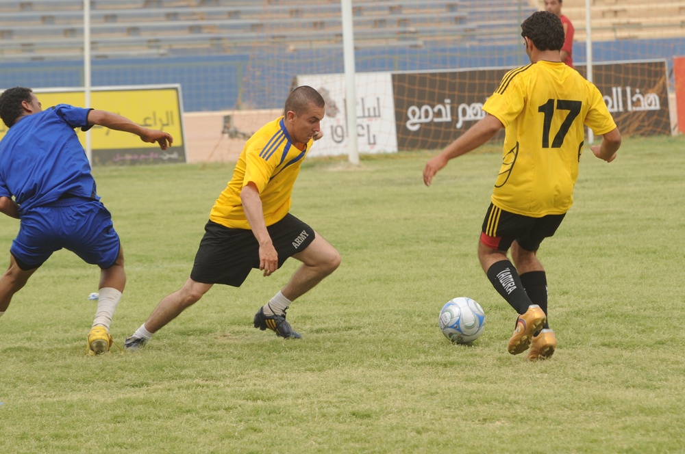 Soccer tournament in Baghdad