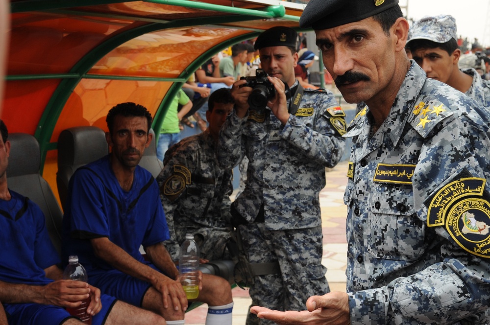 Soccer tournament in Baghdad