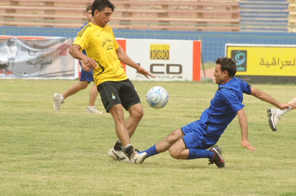Soccer tournament in Baghdad