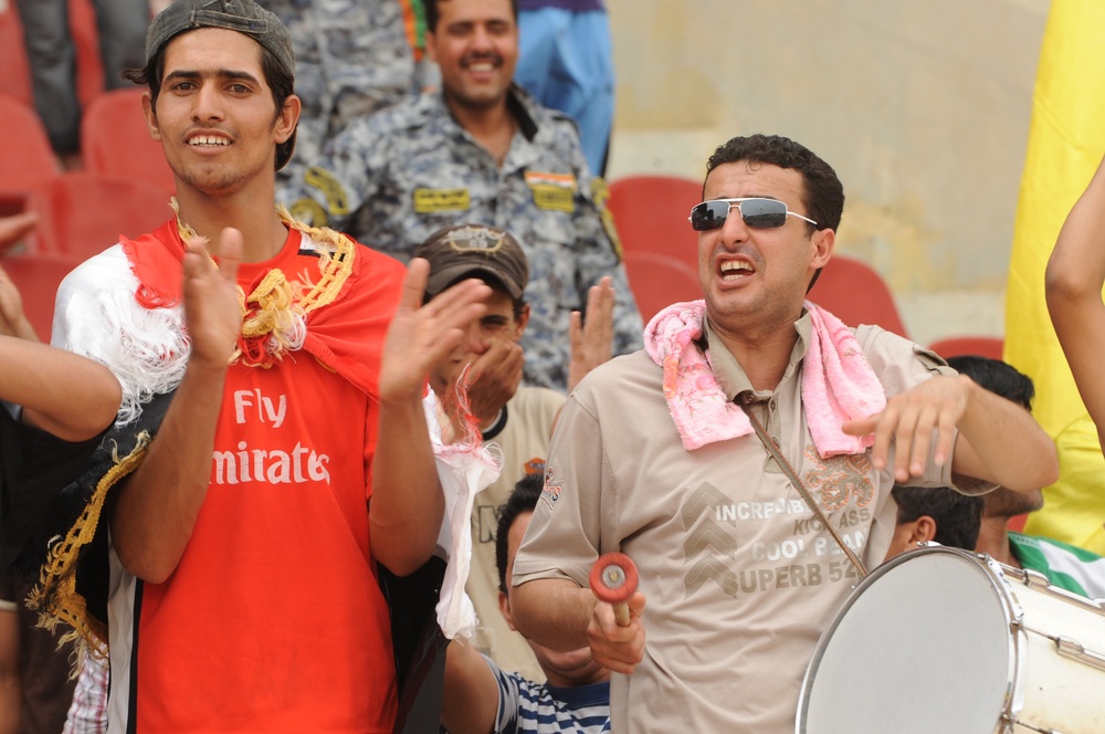 Soccer tournament in Baghdad