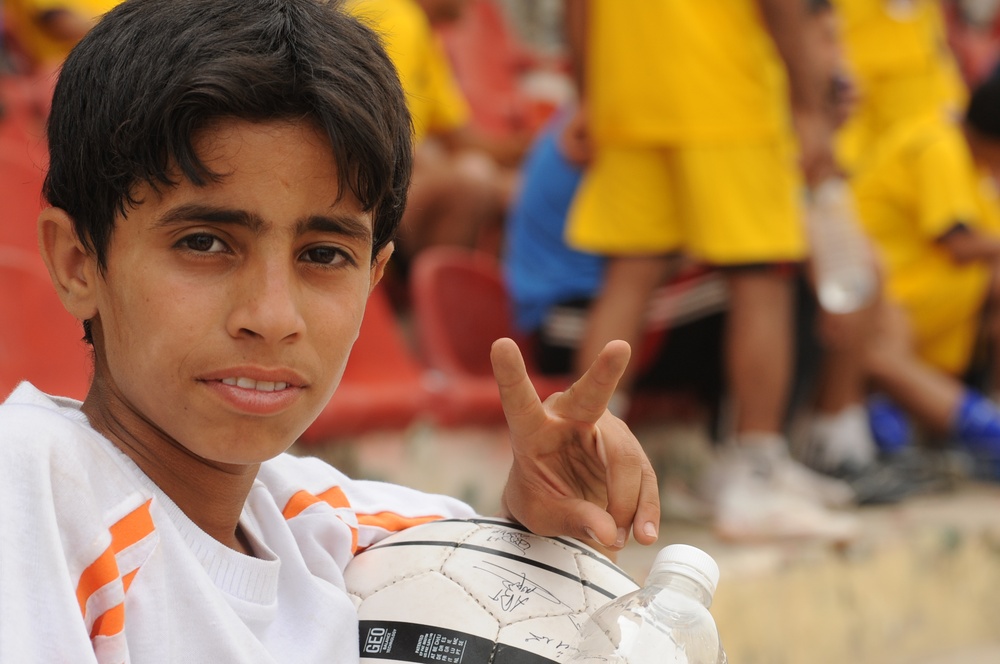 Soccer tournament in Baghdad