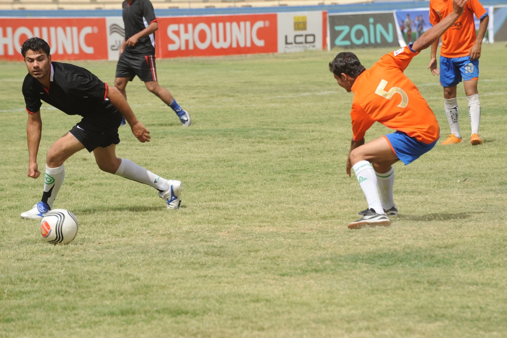 Soccer tournament in Baghdad