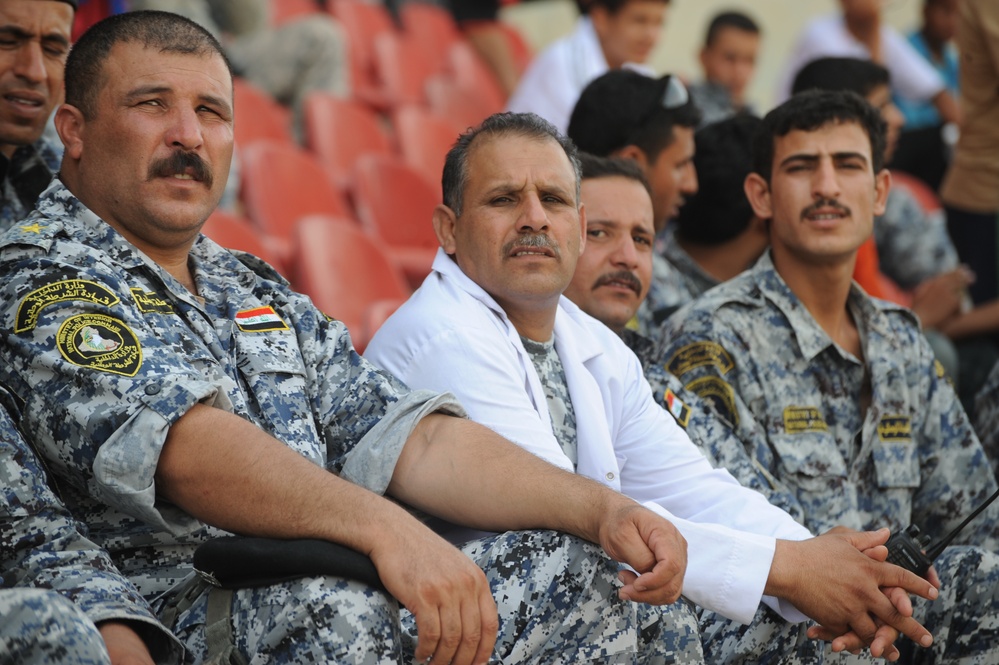 Soccer tournament in Baghdad
