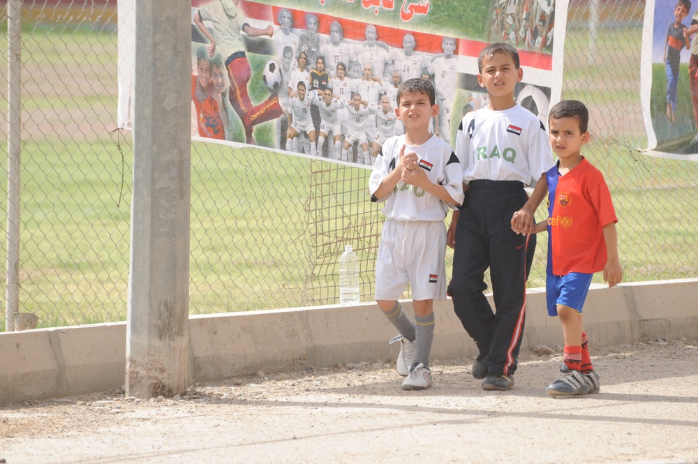 Soccer tournament in Baghdad