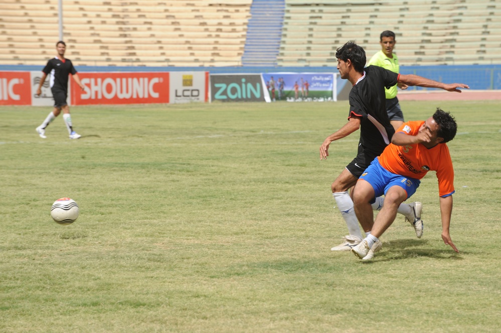 Soccer tournament in Baghdad