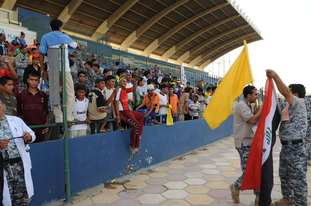 Soccer tournament in Baghdad