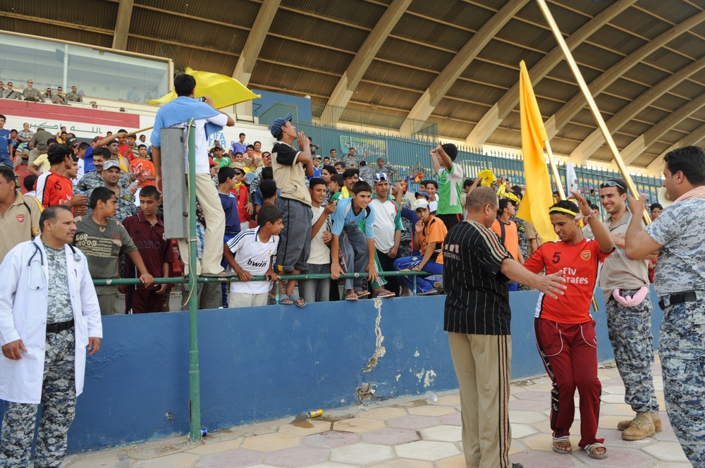 Soccer tournament in Baghdad