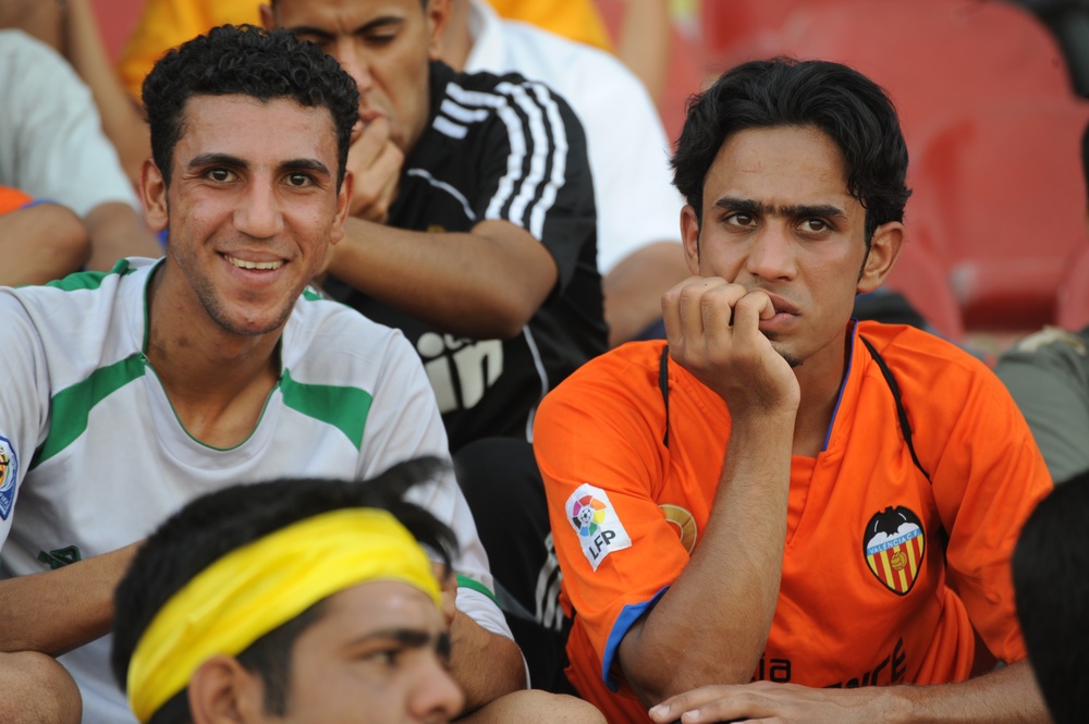 Soccer tournament in Baghdad