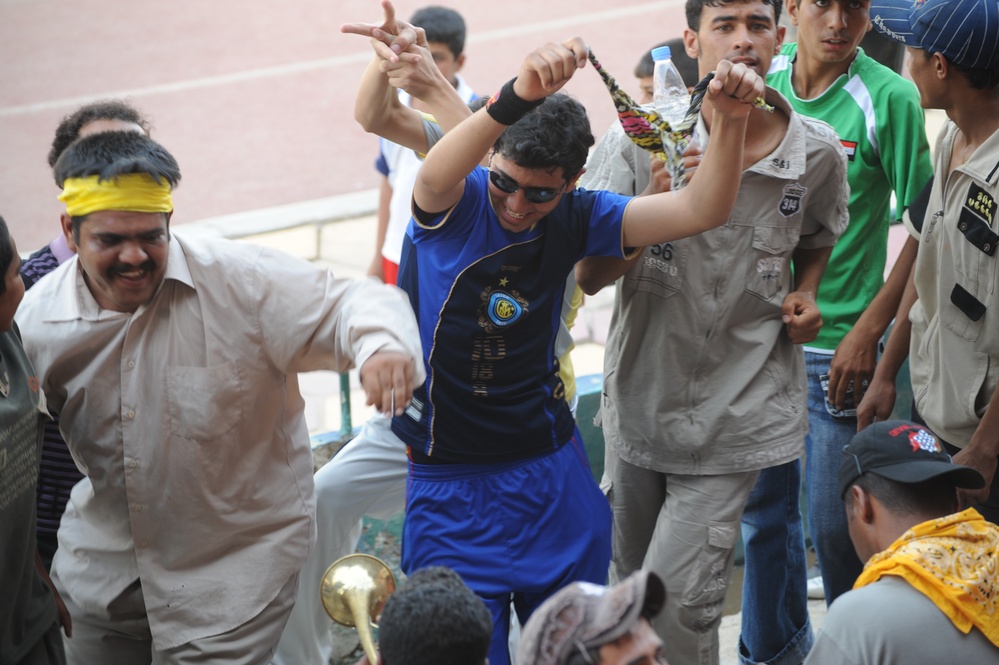 Soccer tournament in Baghdad