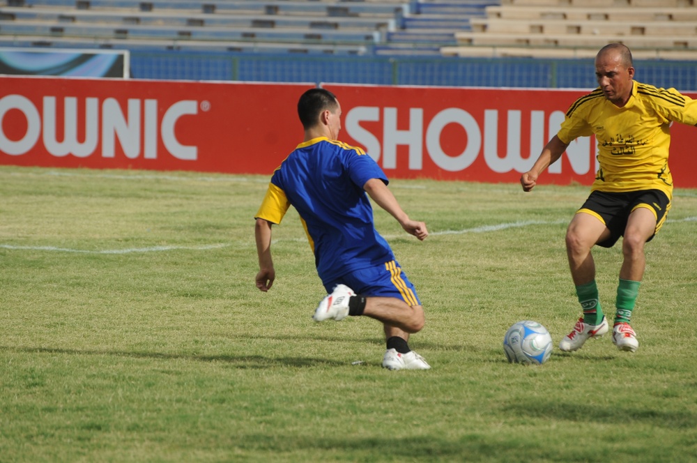 Soccer tournament in Baghdad