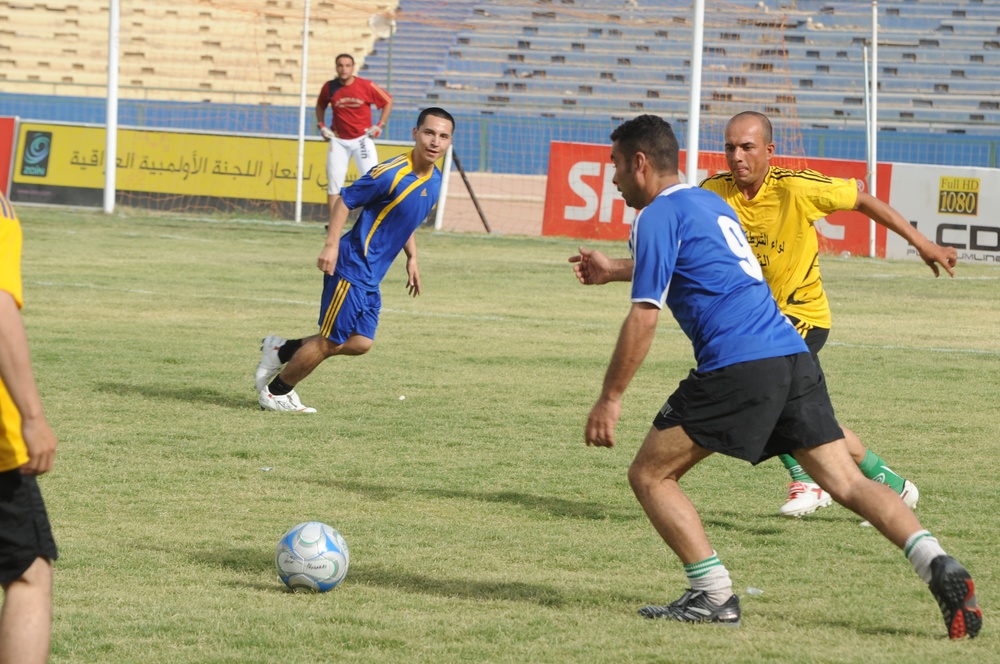 Soccer tournament in Baghdad