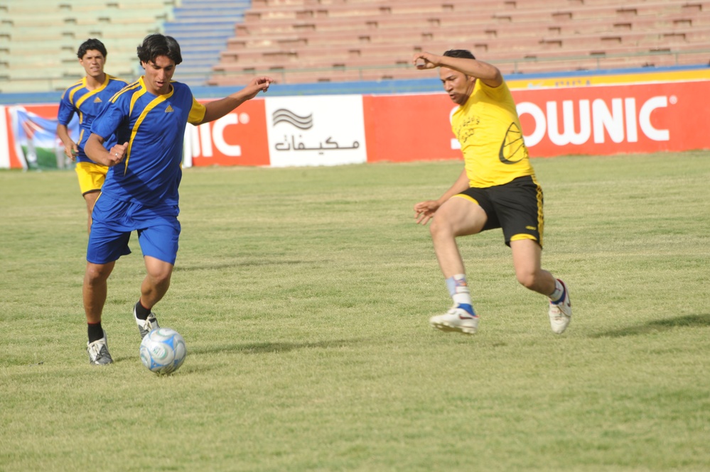 Soccer tournament in Baghdad