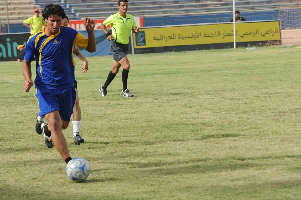 Soccer tournament in Baghdad