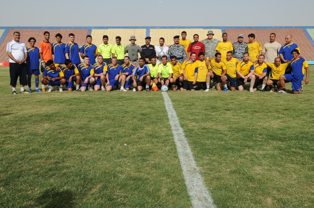 Soccer tournament in Baghdad